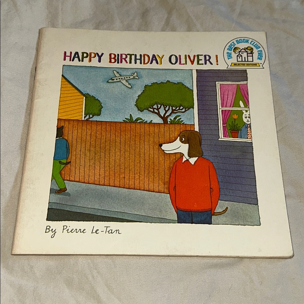 Happy Birthday Oliver! *Vintage* Children's Paperback Book